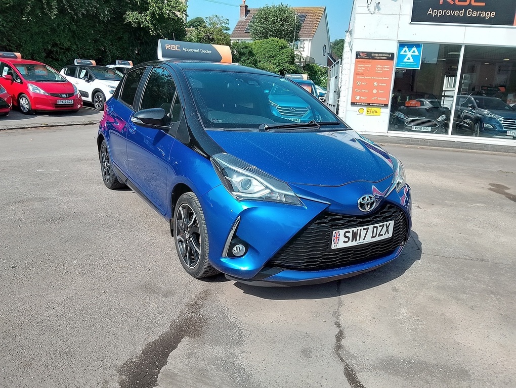 Toyota Yaris Vvt-i Blue Bi-tone SW17DZX Blue #4