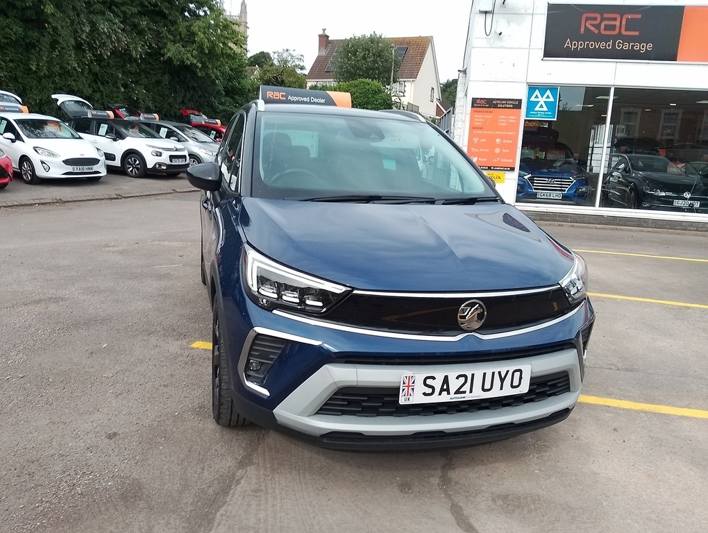 Vauxhall Crossland X Sri Nav SA21UYO Blue #3