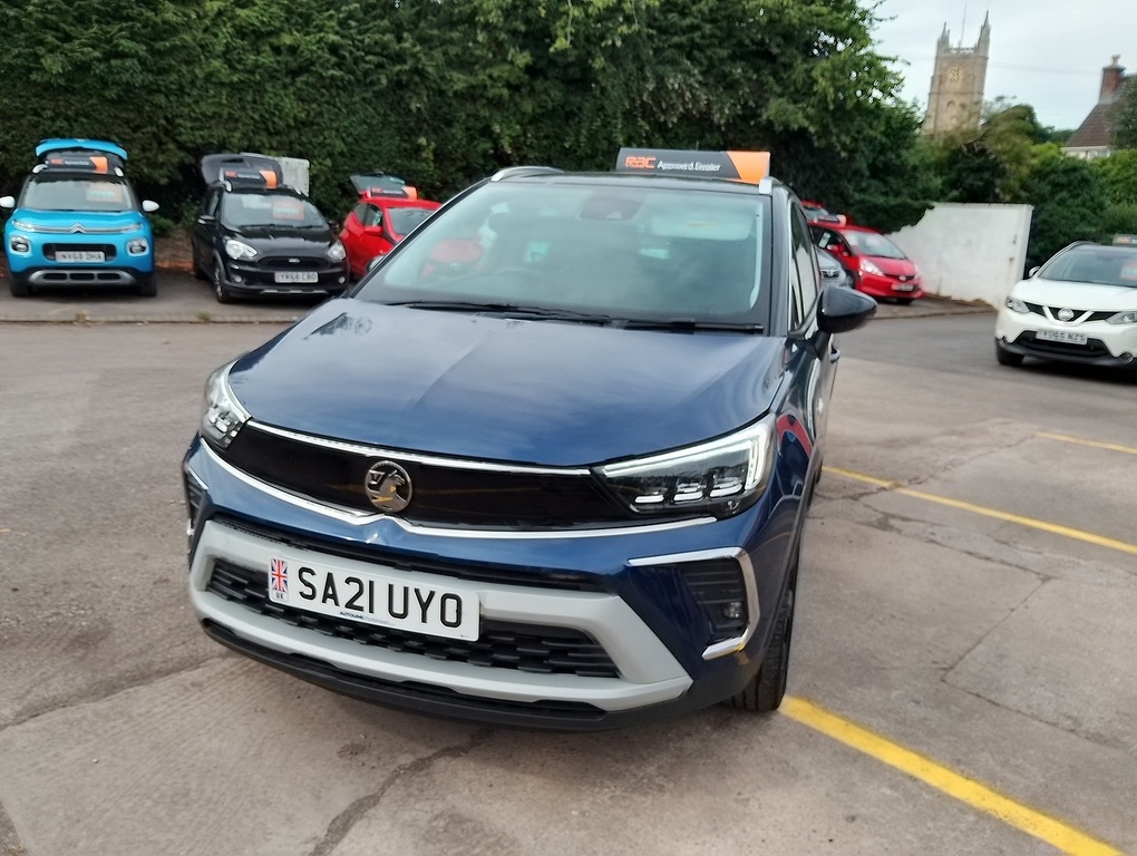 Vauxhall Crossland X Sri Nav SA21UYO Blue #5