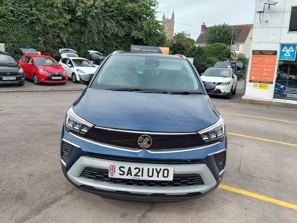 Vauxhall Crossland X Sri Nav SA21UYO Blue #4