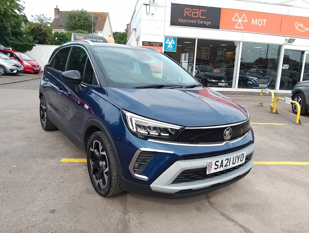Vauxhall Crossland X Sri Nav SA21UYO Blue #2