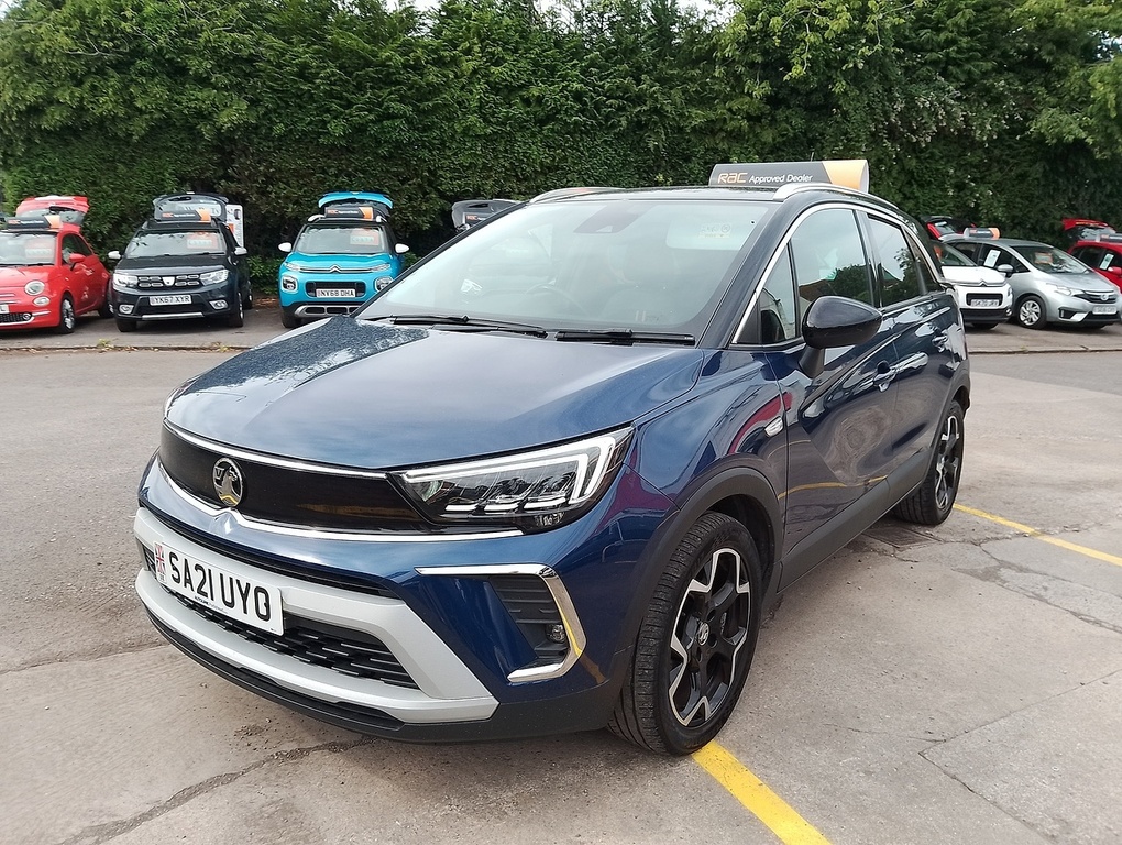 Vauxhall Crossland X Sri Nav SA21UYO Blue #6