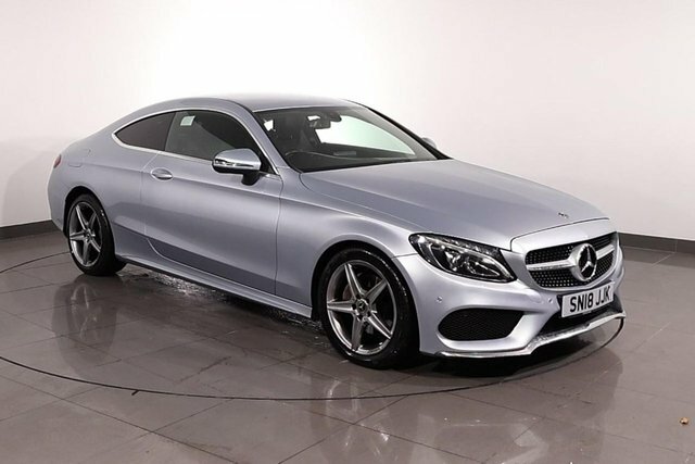 Mercedes-Benz C Class 2.1 C220d Amg Line Coupe G-tronic Euro Silver