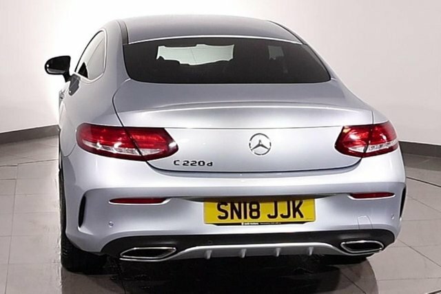 Mercedes-Benz C Class 2.1 C220d Amg Line Coupe G-tronic Euro Silver #2