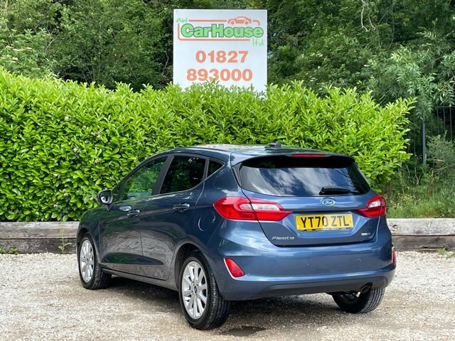 Ford Fiesta 1.0T Ecoboost Mhev Titanium YT70ZTL Blue #5