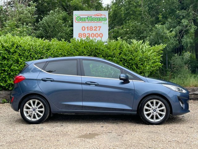 Ford Fiesta 1.0T Ecoboost Mhev Titanium YT70ZTL Blue #4