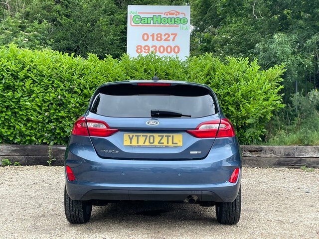 Ford Fiesta 1.0T Ecoboost Mhev Titanium YT70ZTL Blue #2