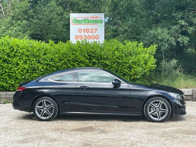 Mercedes-Benz C Class 2.0 C220d Amg Line RK68BMY Black #2