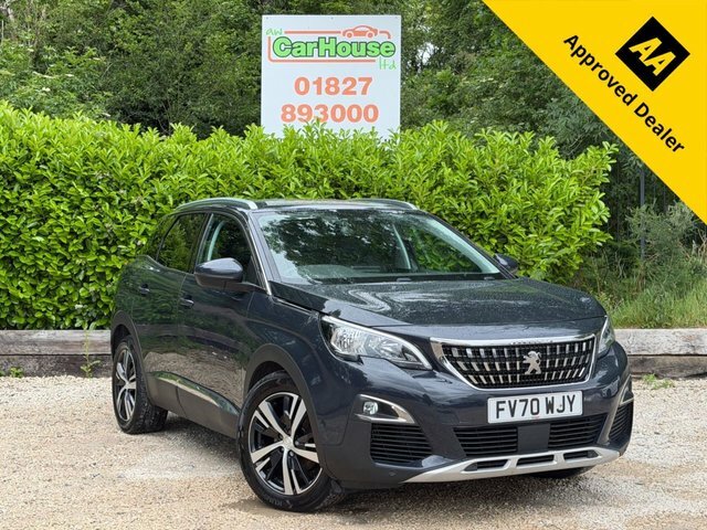 Peugeot 3008 1.5 Bluehdi Allure Suv FV70WJY Grey