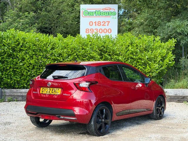Nissan Micra 1.0 Ig-t N-sport Hatchback GY22EKC Red #2