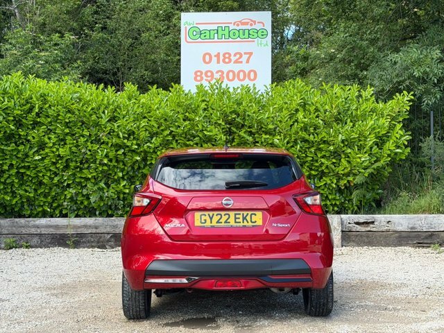 Nissan Micra 1.0 Ig-t N-sport Hatchback GY22EKC Red #6