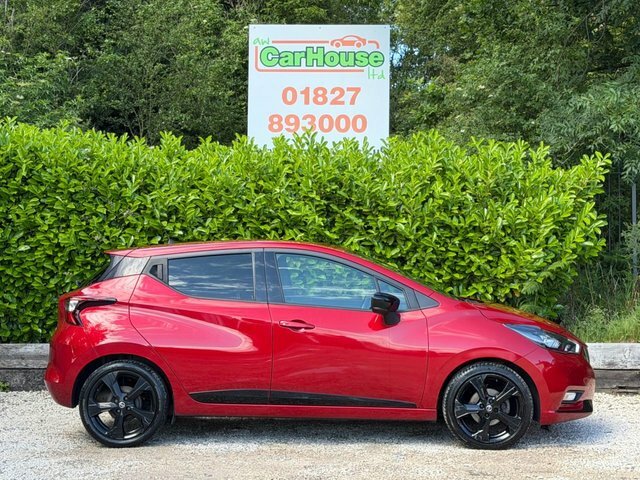 Nissan Micra 1.0 Ig-t N-sport Hatchback GY22EKC Red #5