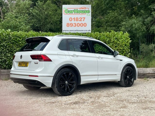 Volkswagen Tiguan 2.0 Tdi R-line Suv MA67FSE White #3