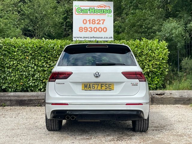 Volkswagen Tiguan 2.0 Tdi R-line Suv MA67FSE White #4