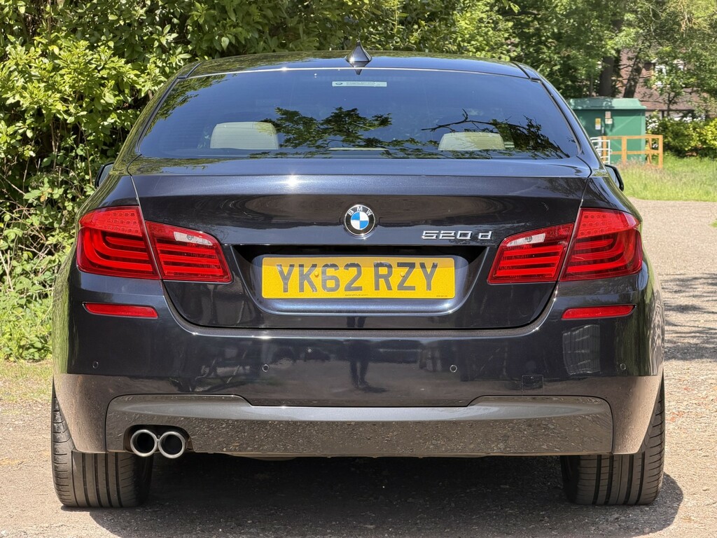 BMW 5 Series 2.0 520D M Sport Saloon Black #4
