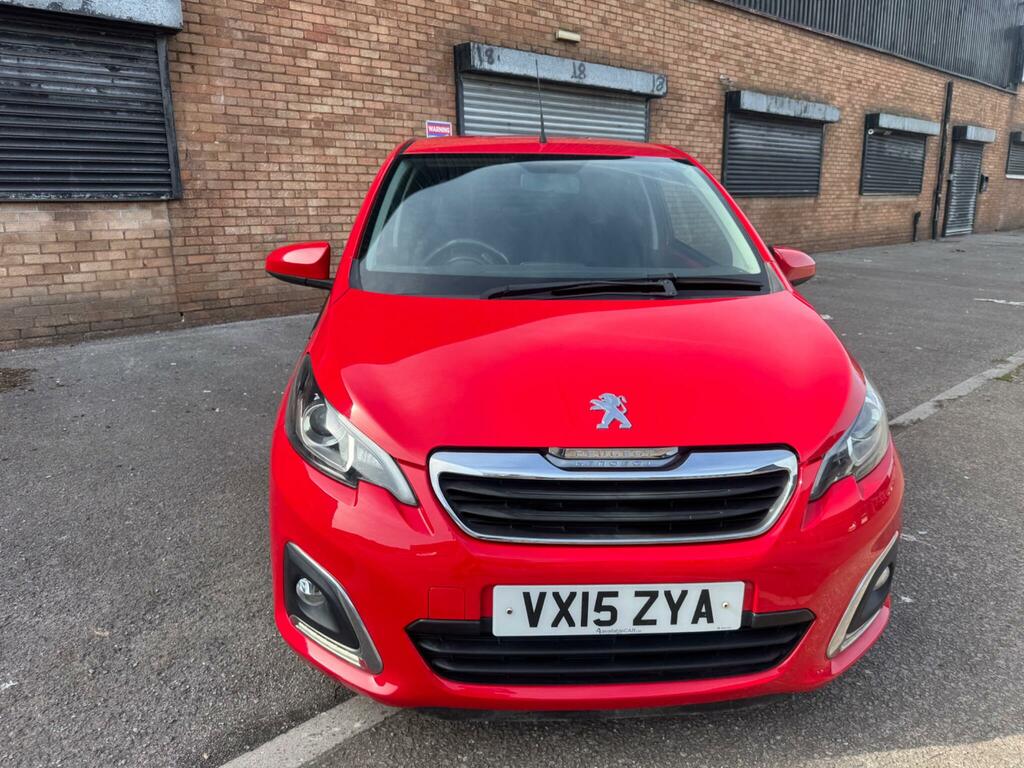 Peugeot 108 1.2 Vti Puretech Allure Euro 5 VX15ZYA Red #4