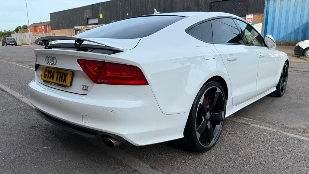 Audi A7 Black Edition White #6
