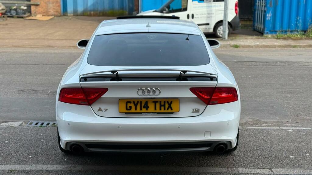 Audi A7 Black Edition White #5