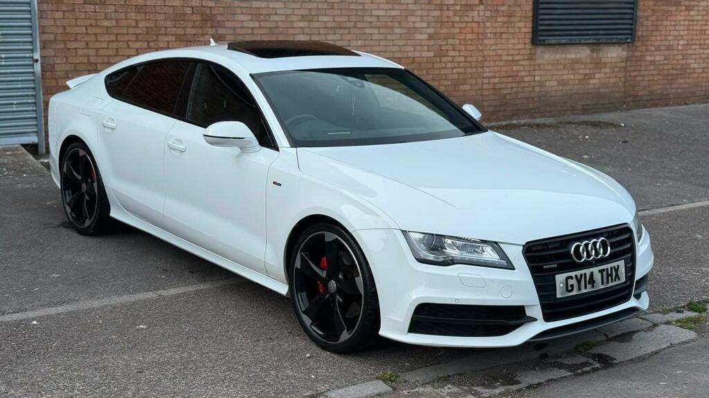 Audi A7 Black Edition White #2