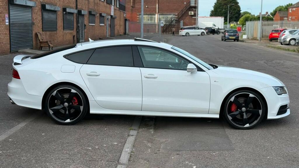 Audi A7 Black Edition White #3