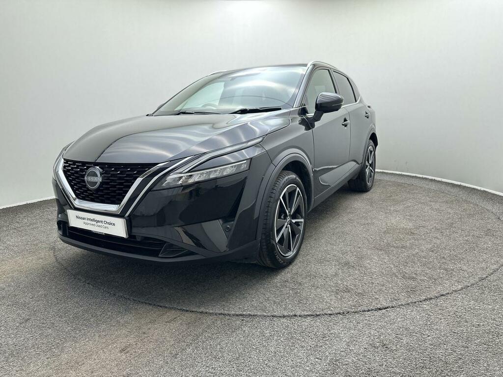 Nissan Qashqai 1.3 Dig-t Mh Tekna FY72BJF Black #4