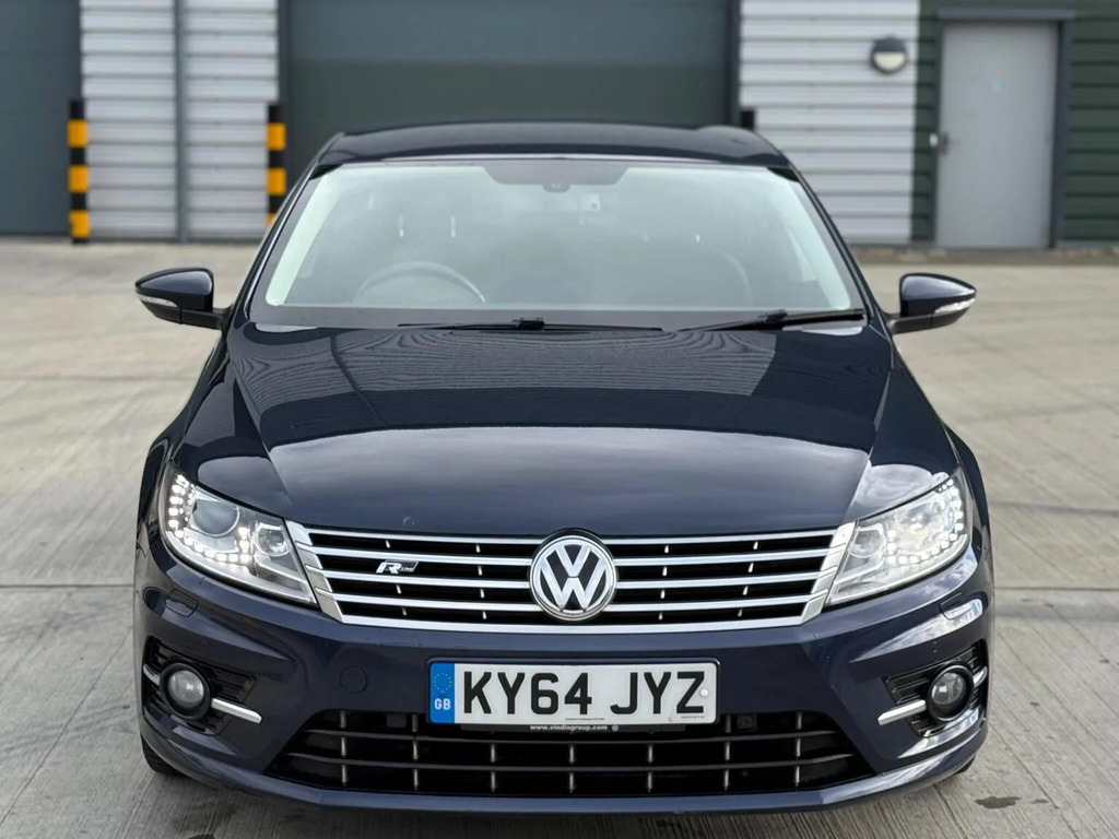 Volkswagen CC Saloon 2.0 Tdi Bluemotion Tech R-line Dsg Euro 5 Blue #4