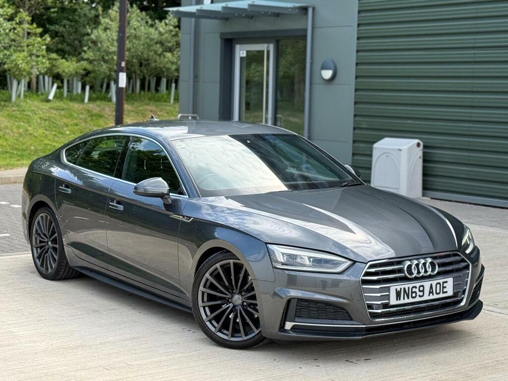 Audi A5 Hatchback 2.0 Tfsi 40 S Line Sportback S Tronic Eu WN69AOE Grey #4