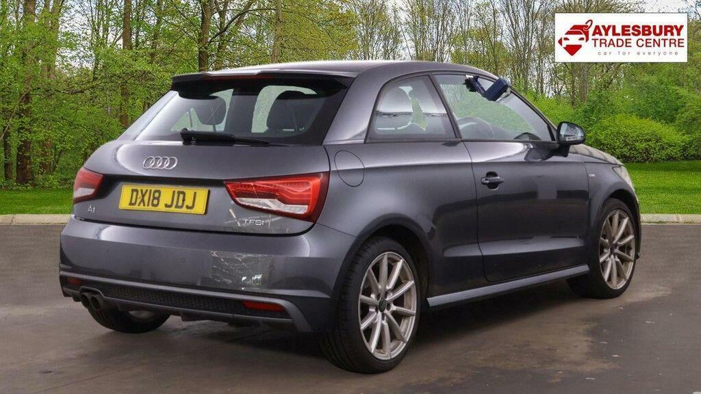 Audi A1 Hatchback 1.4 Tfsi S Line Euro 6 Ss Nav DX18JDJ Grey #4