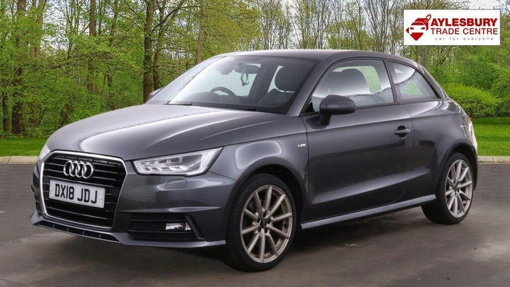 Audi A1 Hatchback 1.4 Tfsi S Line Euro 6 Ss Nav DX18JDJ Grey #2
