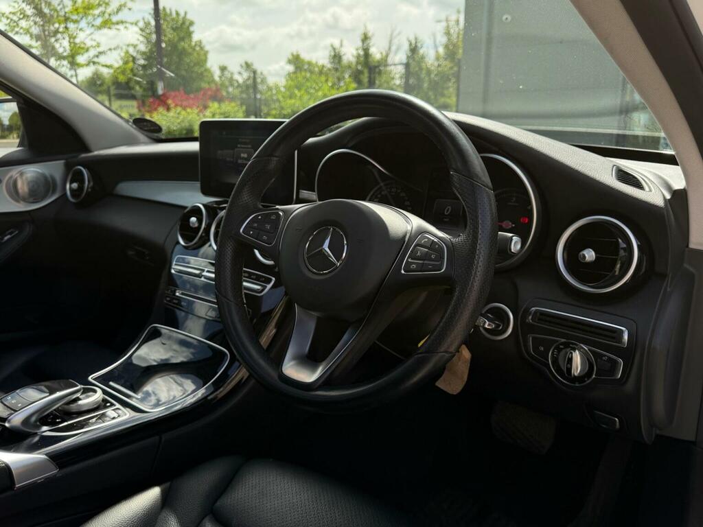 Mercedes-Benz C Class Saloon 2.1 C250d Sport Premium Plus 7G-tronic E LL65XXG White #2