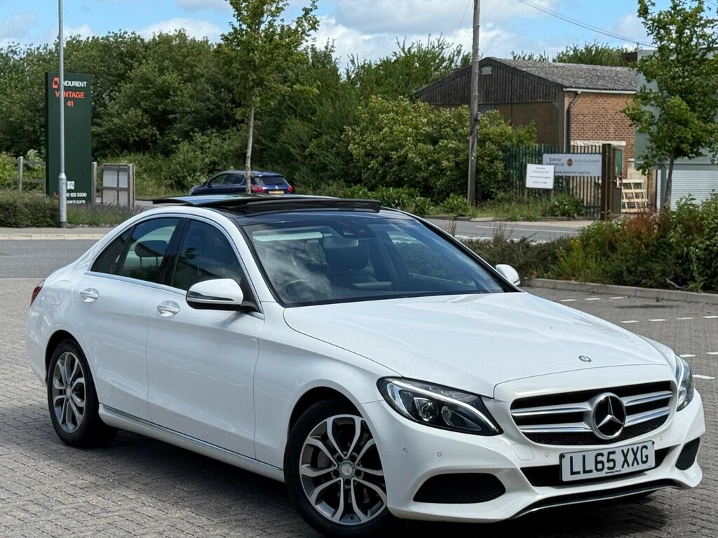 Mercedes-Benz C Class Saloon 2.1 C250d Sport Premium Plus 7G-tronic E White