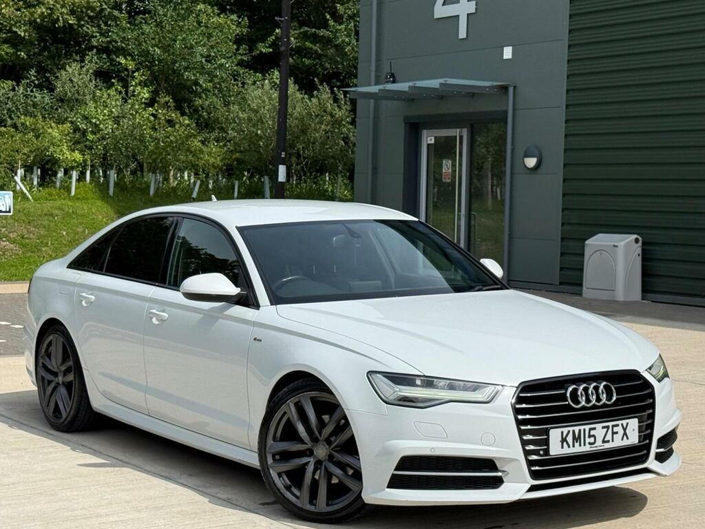Audi A6 Saloon 2.0 Tdi Ultra S Line S Tronic Euro 6 Ss White