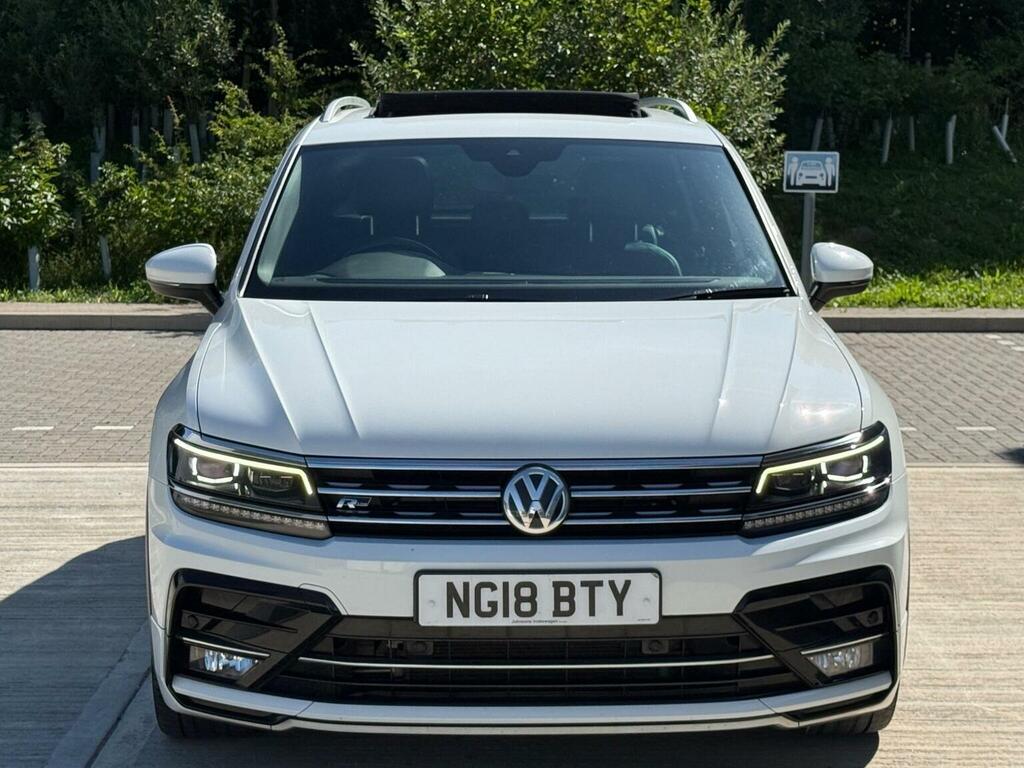 Volkswagen Tiguan 2.0 Tdi R-line Dsg 4Motion Euro 6 Ss White #5