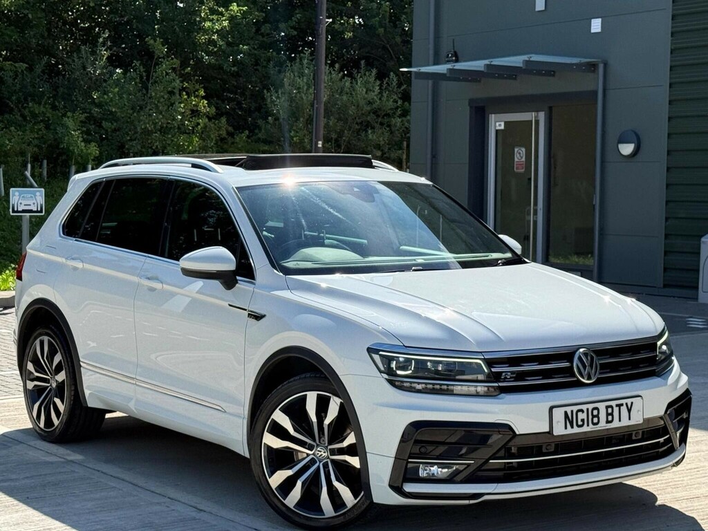Volkswagen Tiguan 2.0 Tdi R-line Dsg 4Motion Euro 6 Ss White