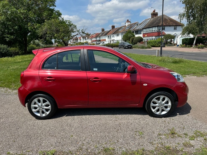 Nissan Micra Acenta Red #3