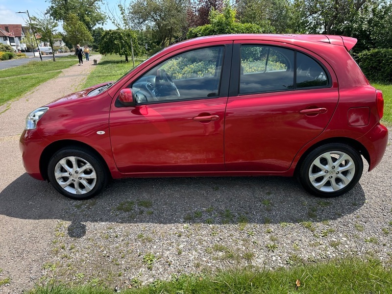 Nissan Micra Acenta Red #4