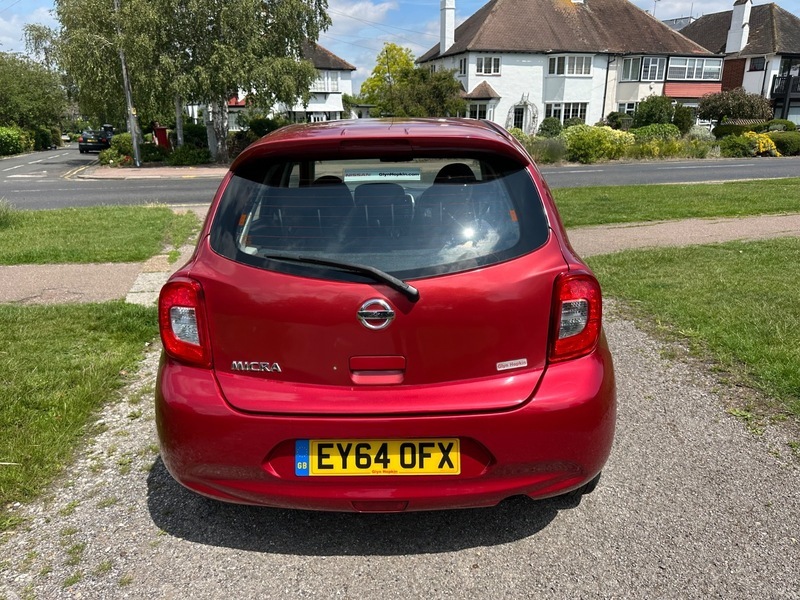 Nissan Micra Acenta Red #5