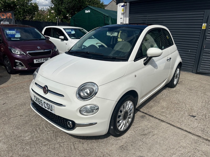 Fiat 500 Lounge White #2
