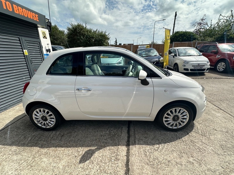 Fiat 500 Lounge White #4