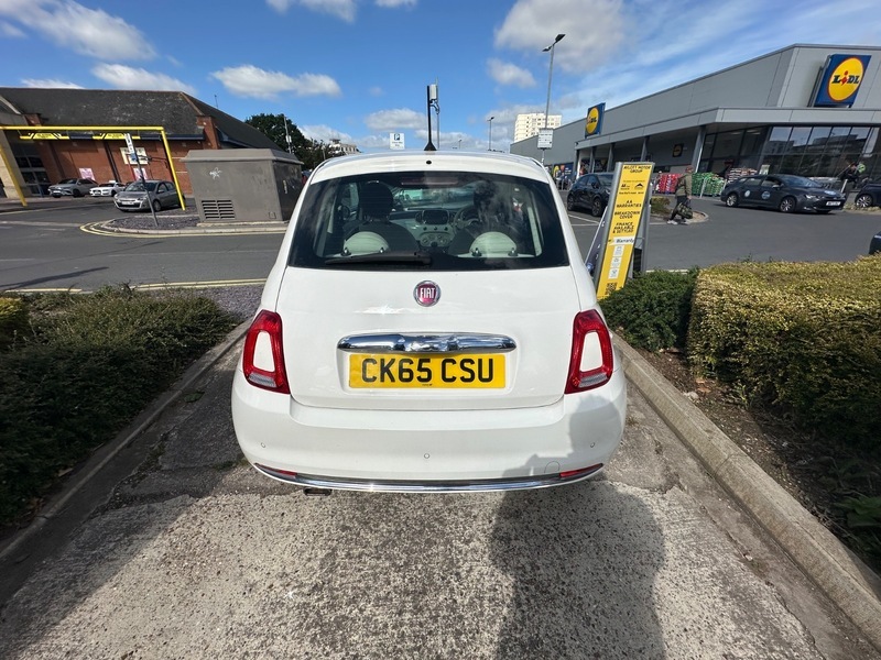 Fiat 500 Lounge White #6