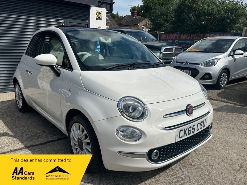 Fiat 500 Lounge White