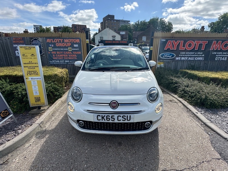Fiat 500 Lounge White #2