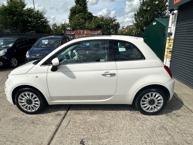 Fiat 500 Lounge White #3