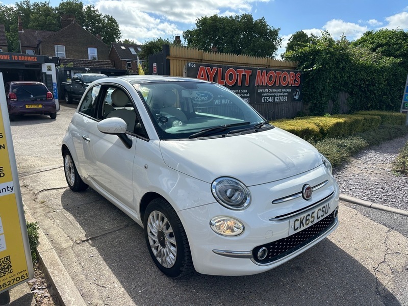 Fiat 500 Lounge White