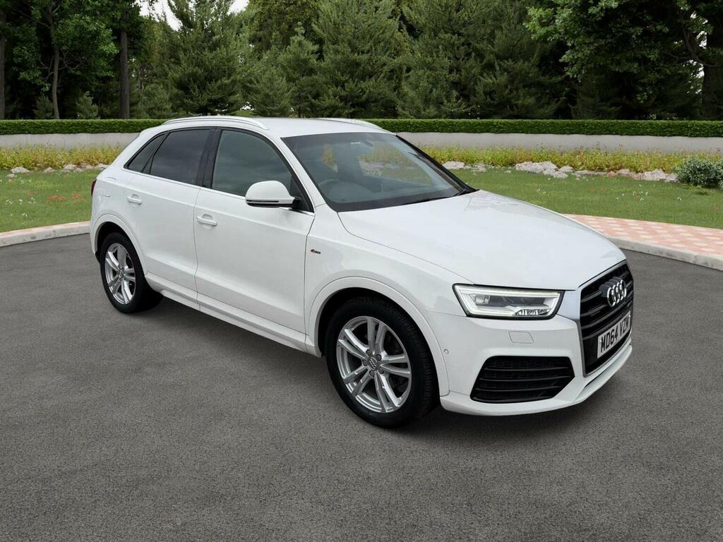 Audi Q3 2.0 Tdi S Line S Tronic Quattro Euro 6 Ss White #4