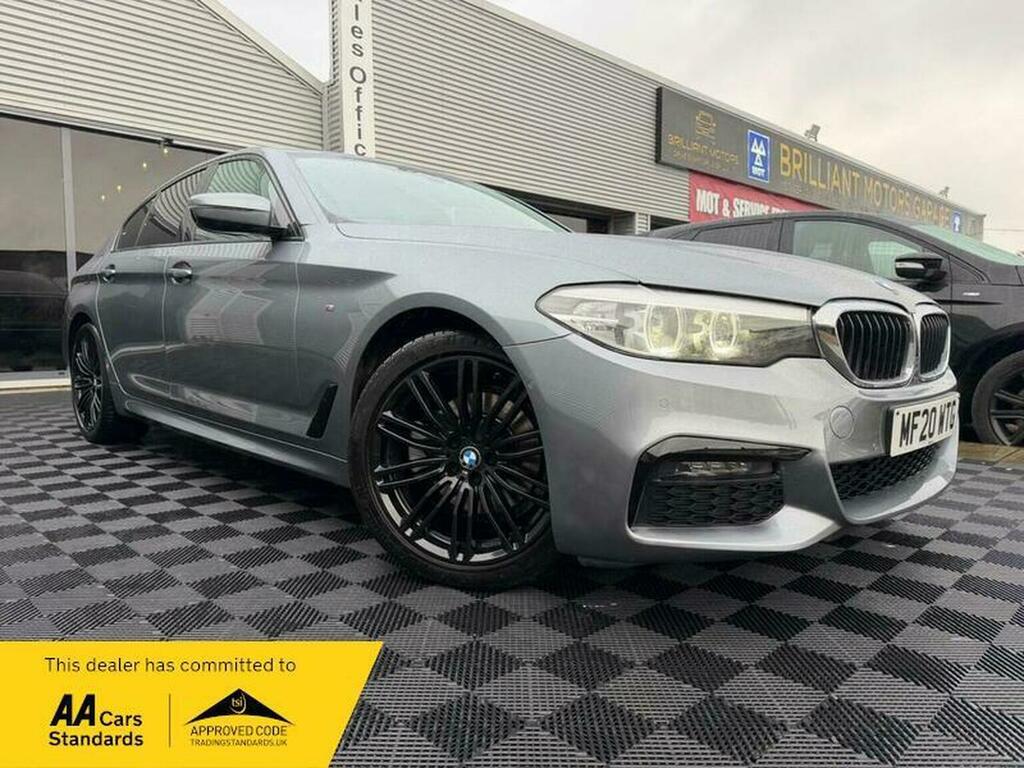 BMW 5 Series Saloon 2.0 520D Mht M Sport Xdrive Euro 6 S MF20WTG Blue #2