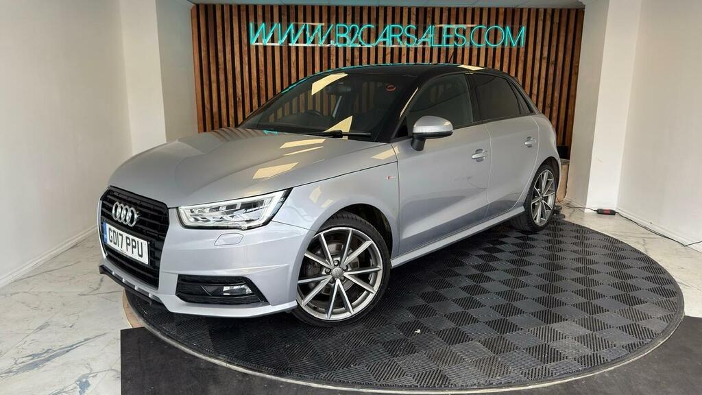 Audi A1 Hatchback 1.6 Tdi Black Edition Sportback S Tronic Silver #5
