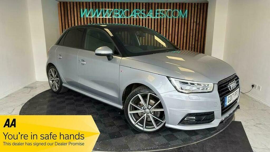 Audi A1 Hatchback 1.6 Tdi Black Edition Sportback S Tronic Silver