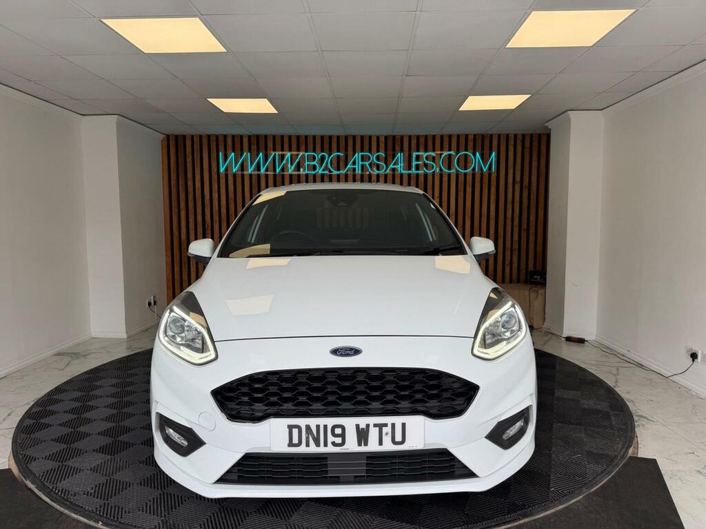 Ford Fiesta 1.0T Ecoboost St-line Euro 6 Ss White #3