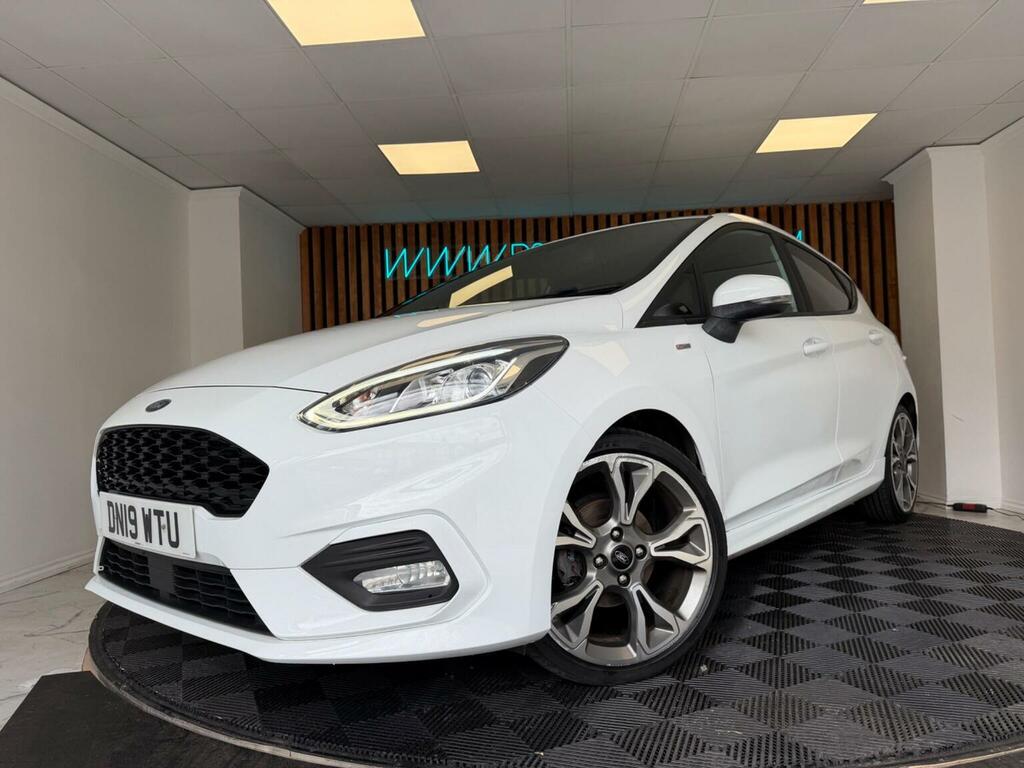 Ford Fiesta 1.0T Ecoboost St-line Euro 6 Ss White #6